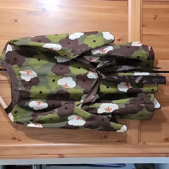 Floral sheer boho top 3X - Picture 5 of 6